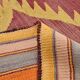 5x8 Shades Of Burgundy Persian Kilim Rug, 153x239Cm