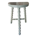 Light gray green tripod stool 1960