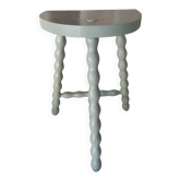 Tabouret tripode vert de gris clair 1960