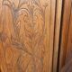 Paire de portes d'armoire en chêne