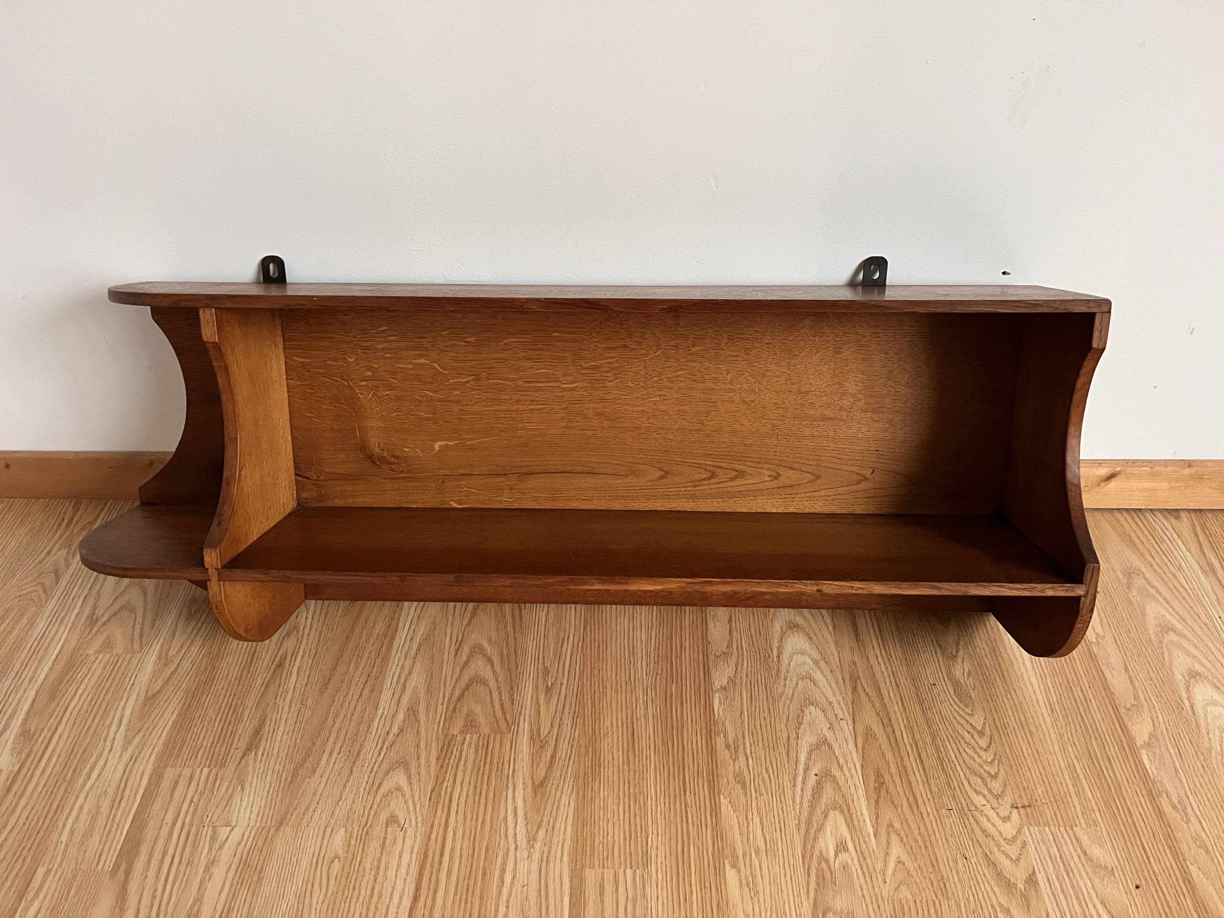 wooden wall shelf