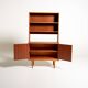 Teak and Oak Bookcase, Scandinavia, 1950s/60s