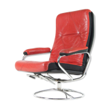 Vintage Danish 70s retro reclining chair