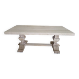 Renovated oak monastery table
