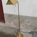 Adjustable brass vintage floor lamp
