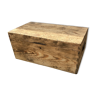 Sanded wooden trunk