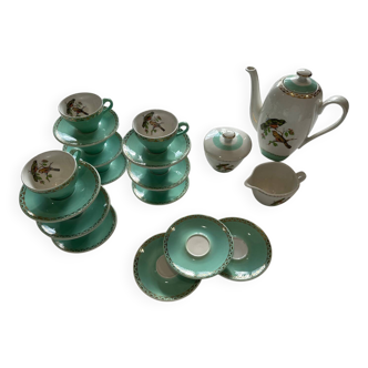 Tea / coffee service Badonviller with birds