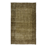 One-of-a-kind turkish handwoven vintage rug - rustic vintage charm 281x 171 cm