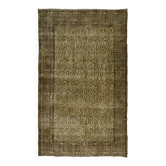 One-of-a-kind turkish handwoven vintage rug - rustic vintage charm 281x 171 cm