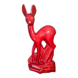 Way Doe in earthenware of Saint Clement Red