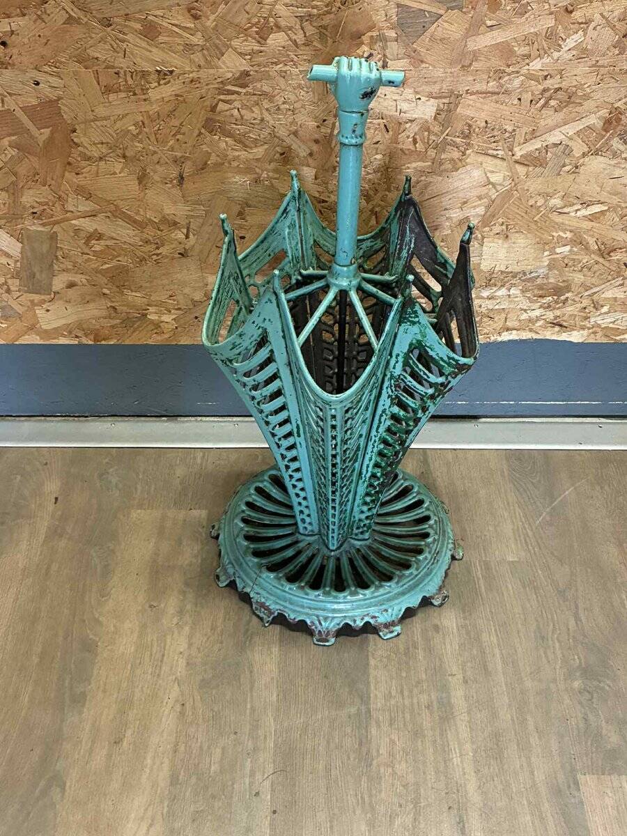 Enameled cast iron umbrella stand, 1920s