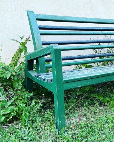 Vintage danish garden bench