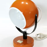 Eyeball spage age table lamp 1970's orange