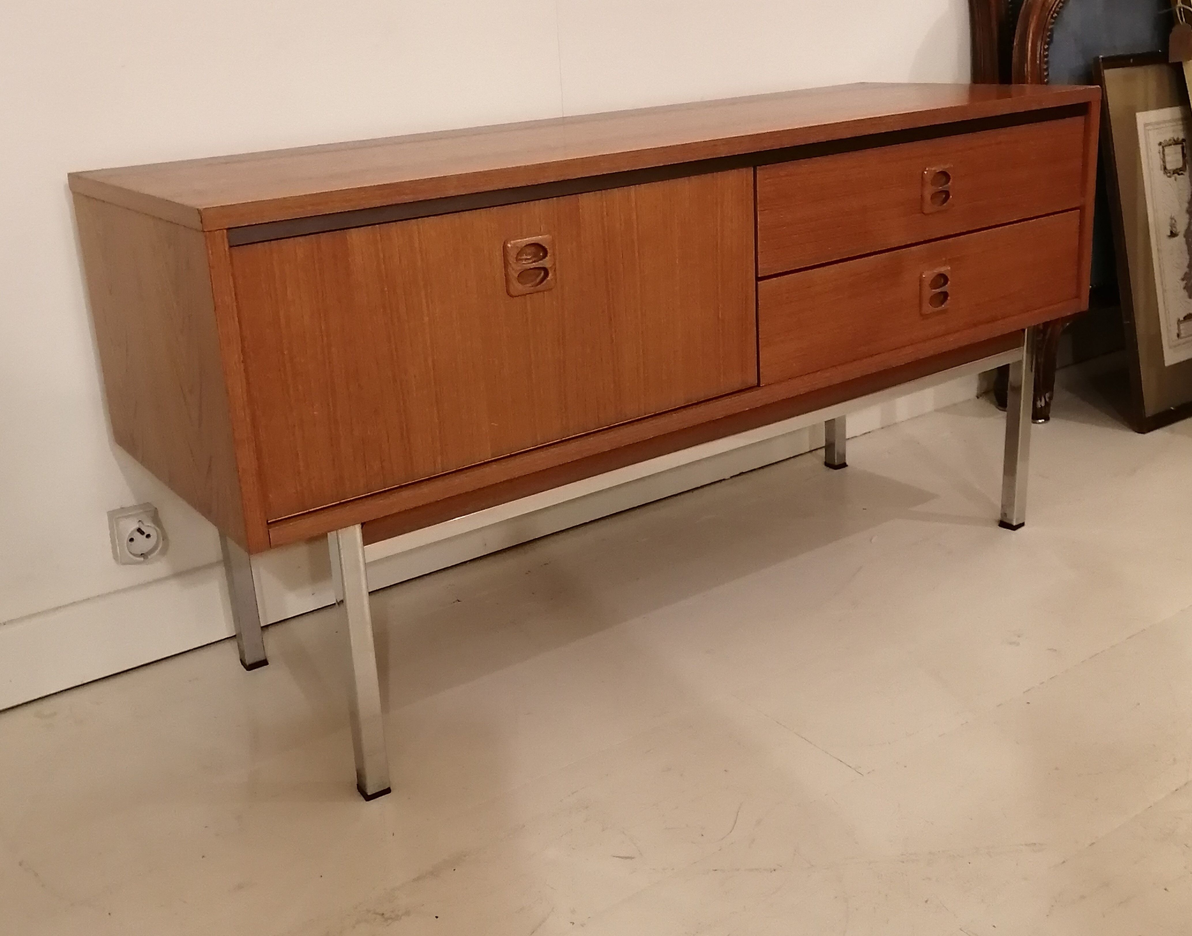 Scandinavian style teck sideboard