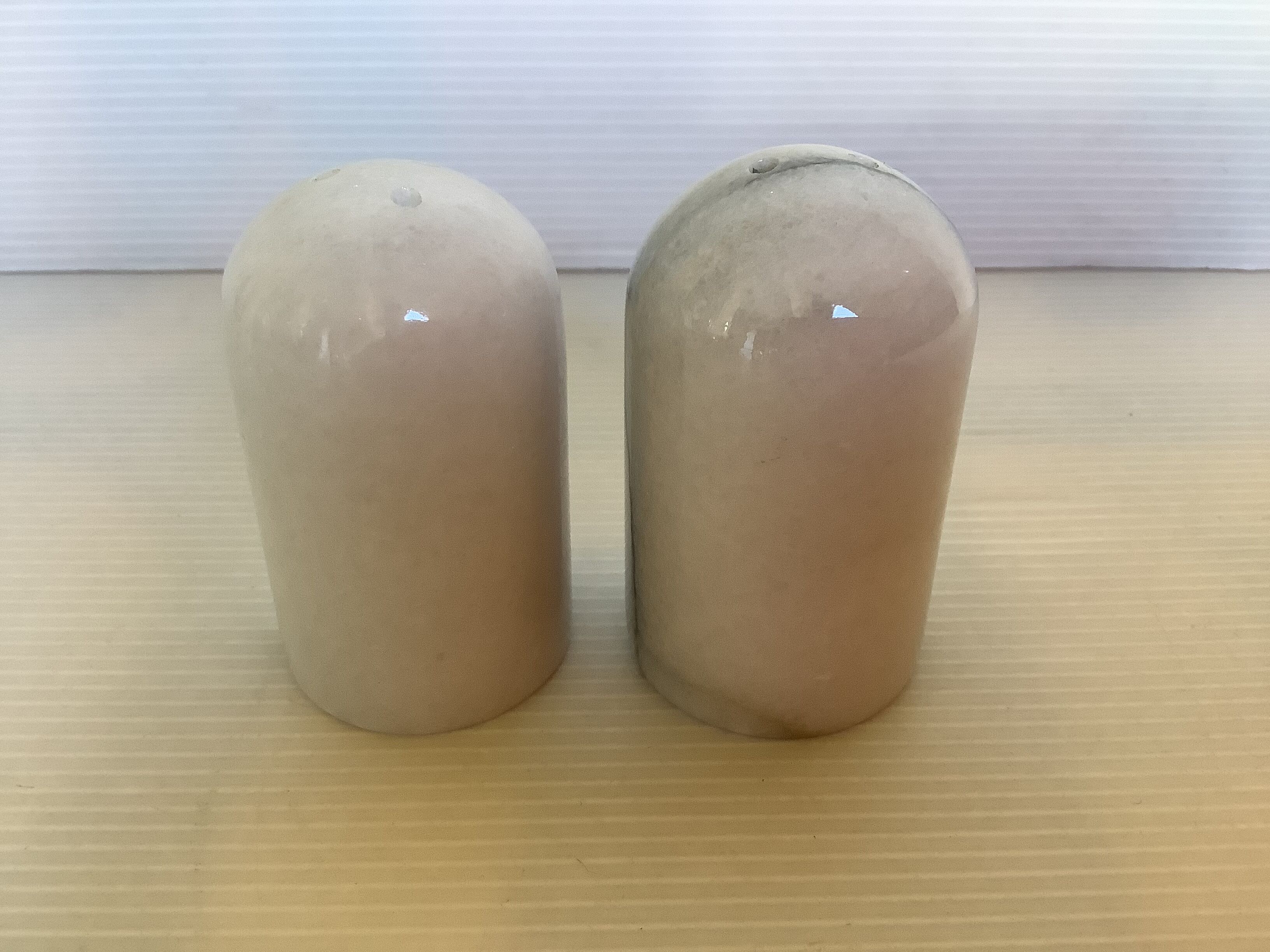 Salt and pepper shaker marble salt and pepper