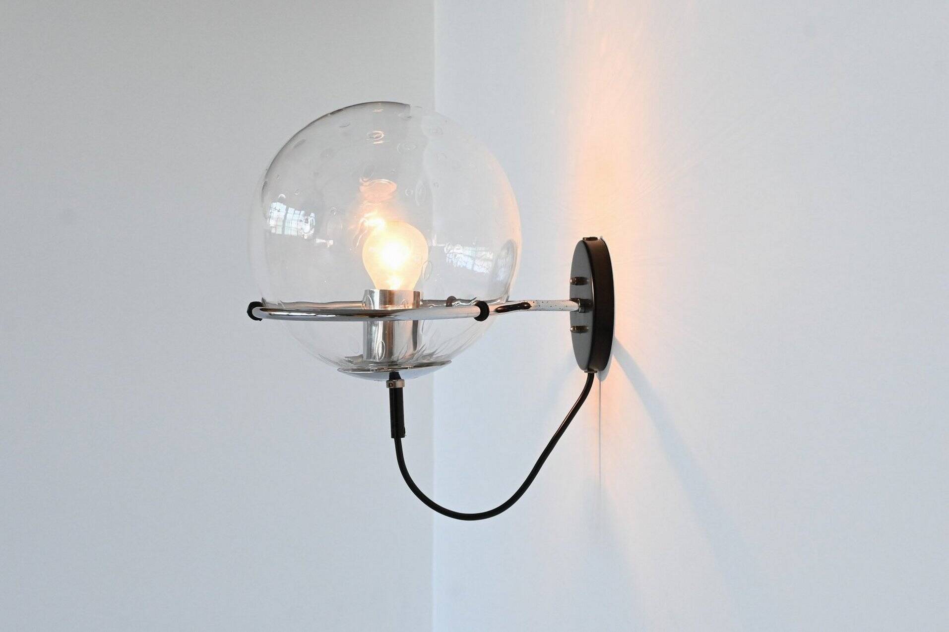 Frank Ligtelijn 'Raindrop' sconces RAAK The Netherlands 1970