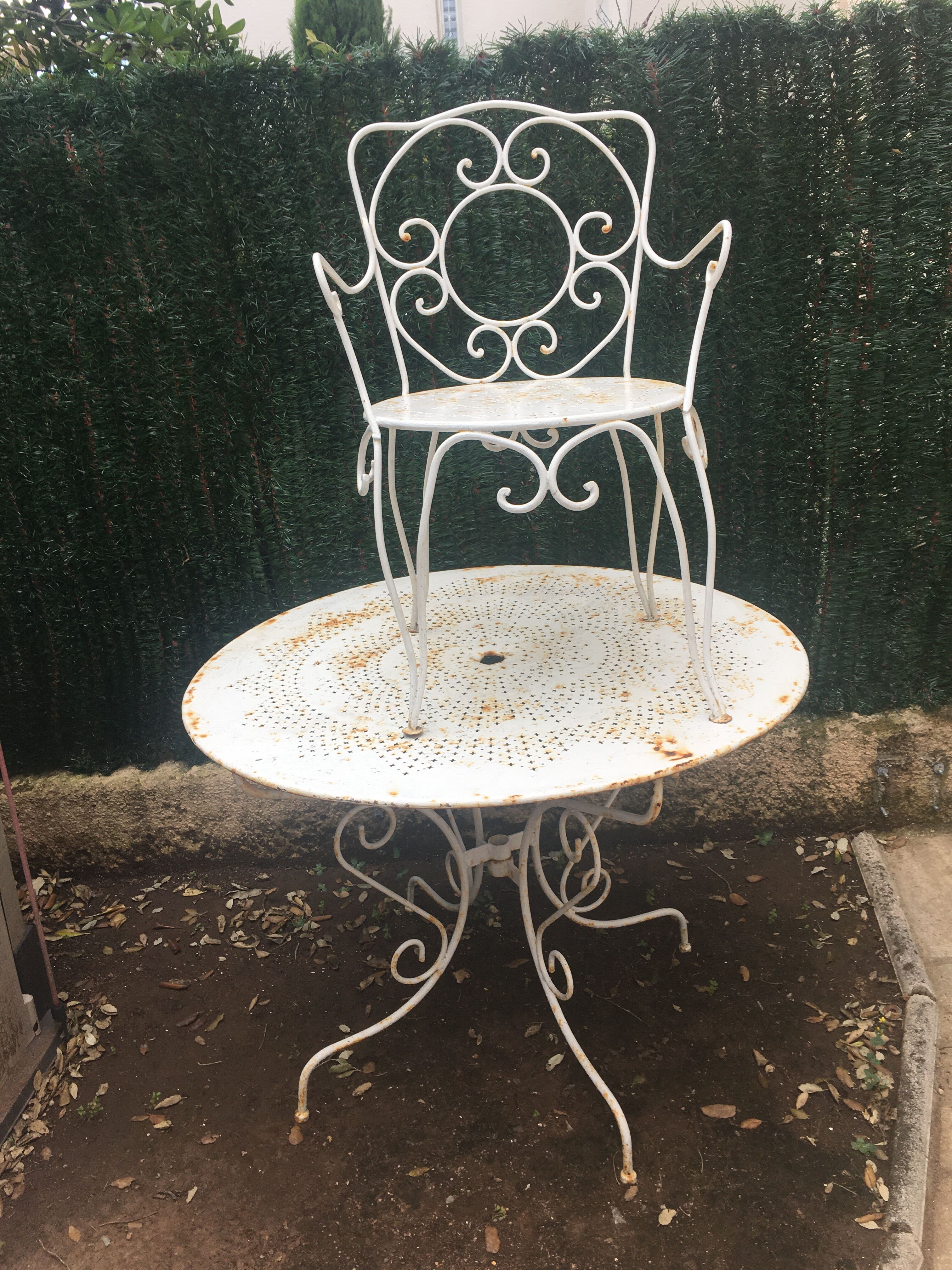 Wrought iron garden room