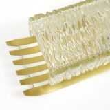 J.T. Kalmar Vienne Paire d'Appliques Murales en Laiton et Verre, Autriche, Années 1950