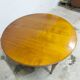 Louis XV round table + 3 extensions 115 cm max 2m50