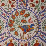 Hand knotted rug, vintage Turkish rug 145x195 cm