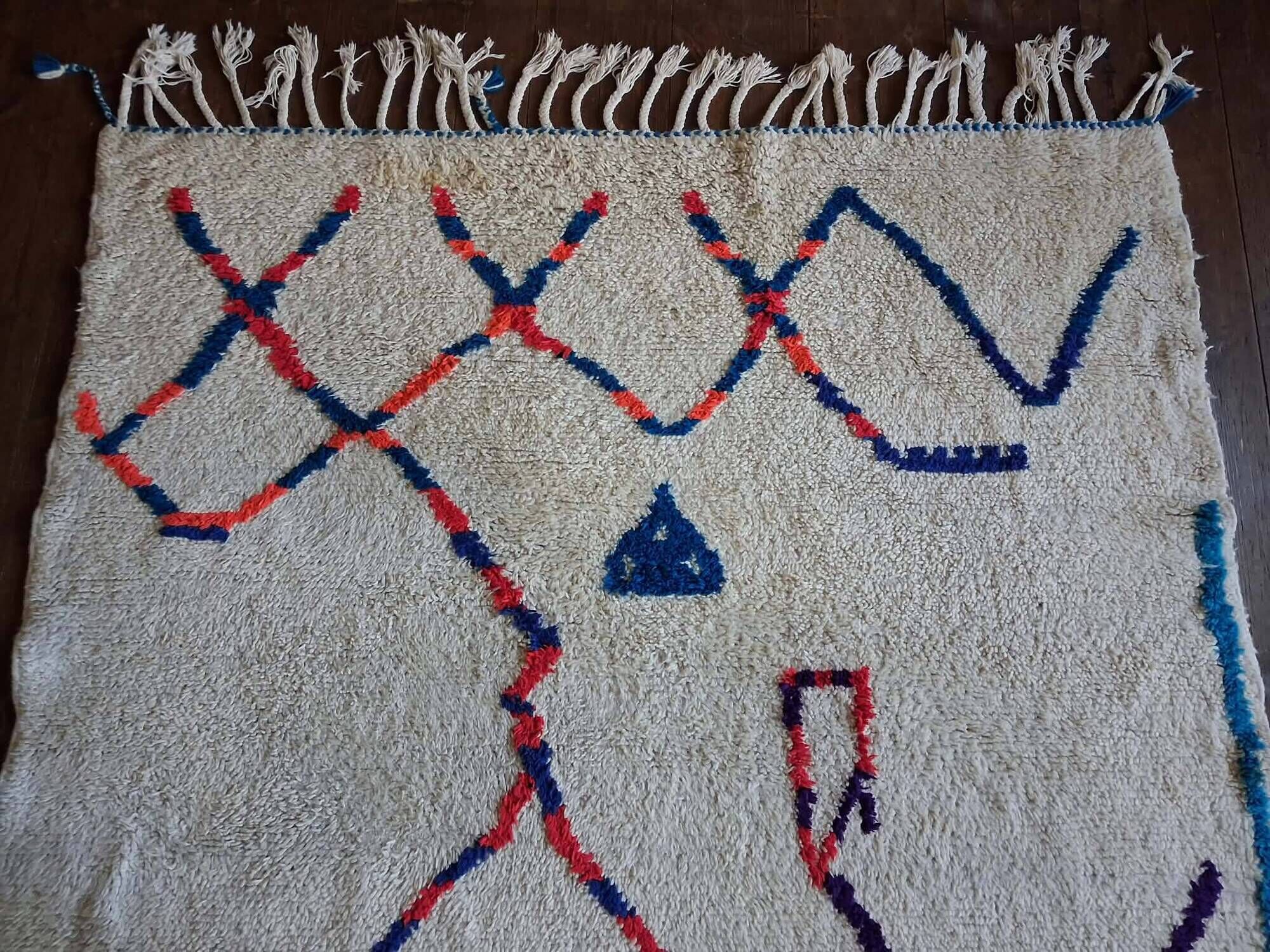 Handmade Beni Ouarain rug 240x170cm