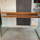 Desk glass structure