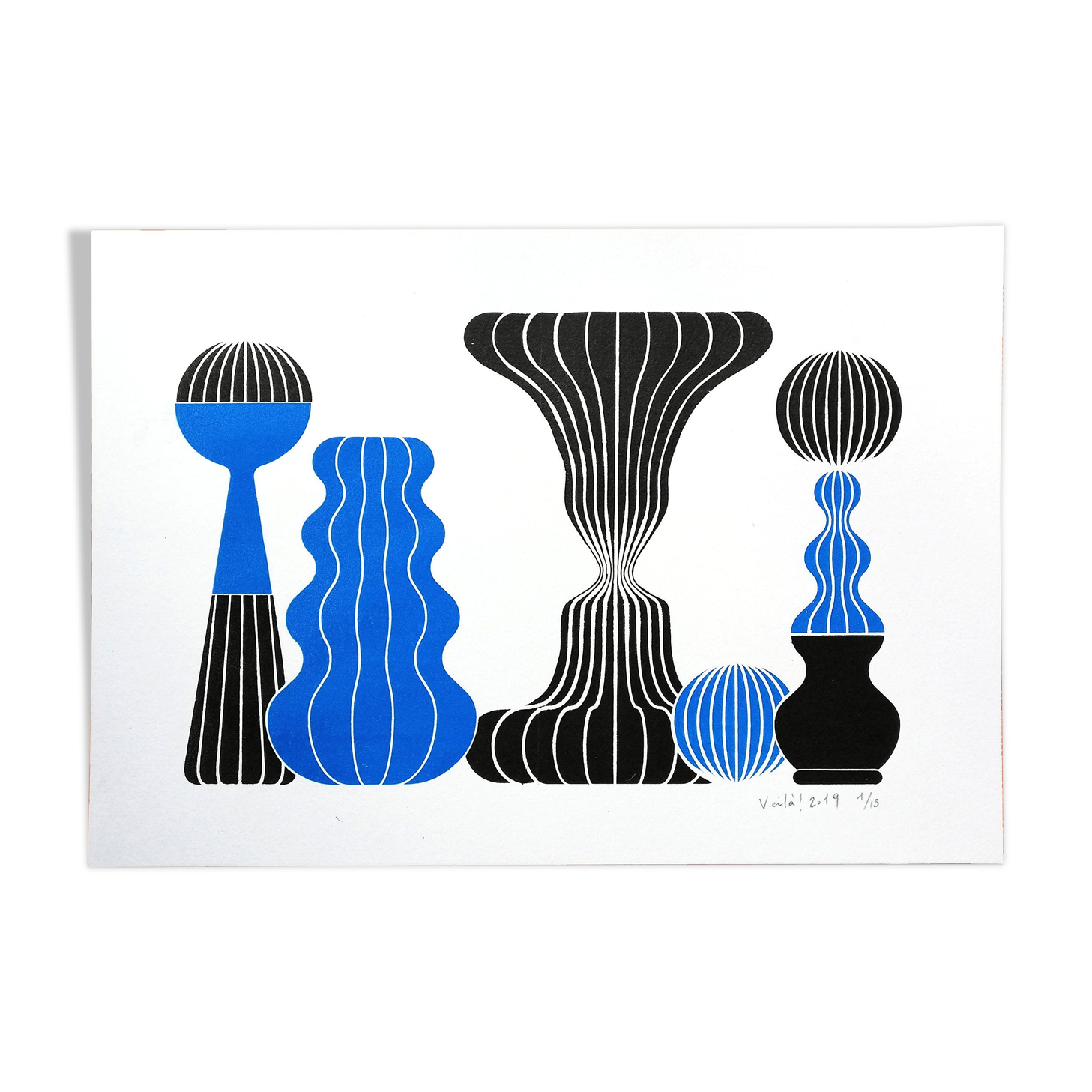 Garden artisanal silkscreen prints limited edition of 13