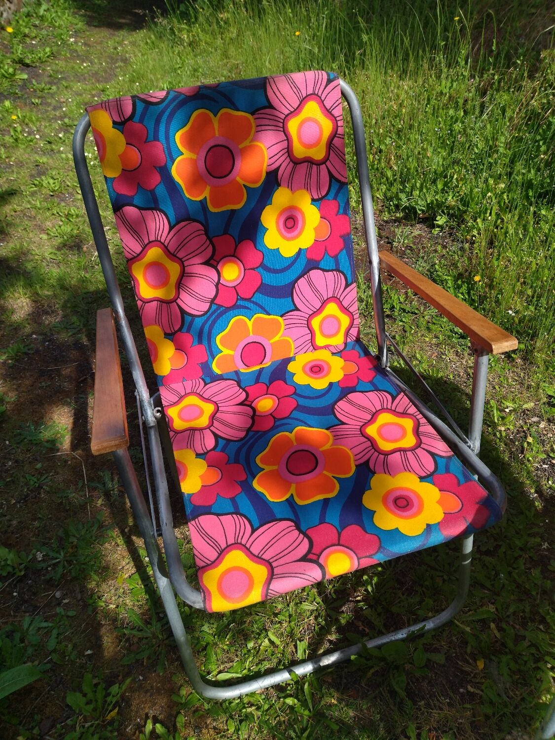 Folding garden chair seventies