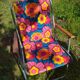 Chaise de jardin pliante seventies