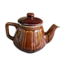 Théière en céramique vintage marron