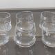 Set of 6 vintage "wobble" glasses (boat special)