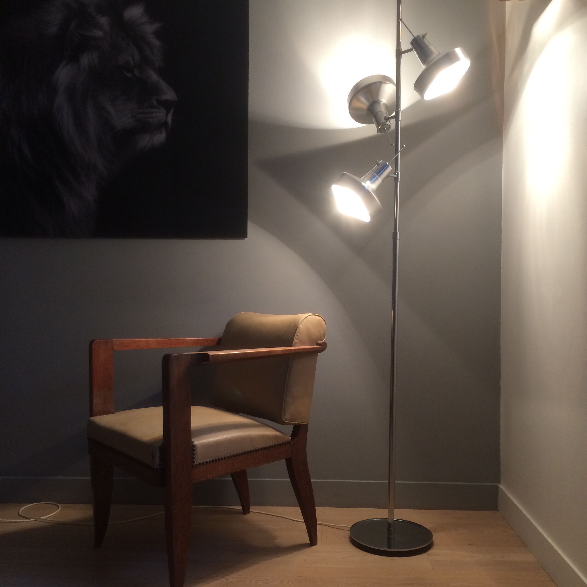 3-spot lamp for Monix Paris 1960