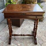 Antique dressing table in inlaid wood
