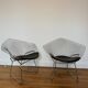 Paire de fauteuils Diamond par Harry Bertoia pour Knoll vintage