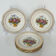 5 Limoges Porcelain Dessert Plates with Bow, Flowers and Basket