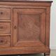 Antique solid wood workbench, dough cabinet from the 18th century.