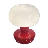 Lampe de chevet Rouge et blanc en opaline