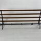 Coat rack 1950 metal and vintage wood