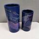 Two beautiful vases from Danish Knabstrup, Marina series 1970s.
