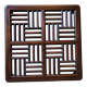 Antique Chinese coffee table in mahogany – openwork top – Qing style