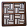 Antique Chinese coffee table in mahogany – openwork top – Qing style