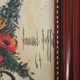 Le bouquet de fleurs, lithographie sur toile encadrée, Bernard Buffet