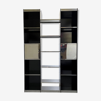 Very rare italian modern library bookcase for cidue, italy, 1970