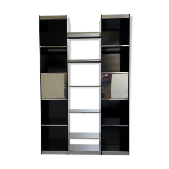 Very rare italian modern library bookcase for cidue, italy, 1970