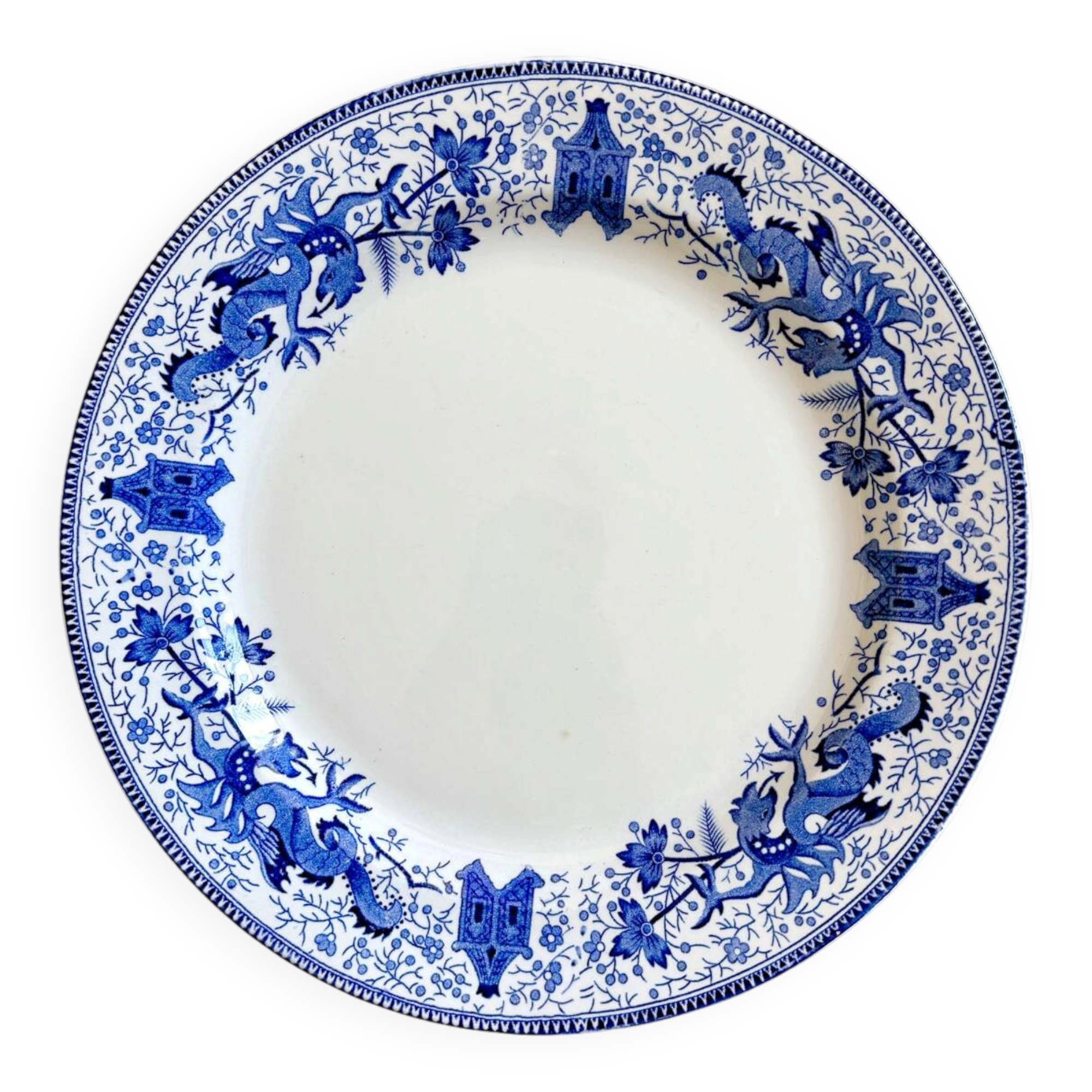 Large plate / dish Boch Dragon 28cm