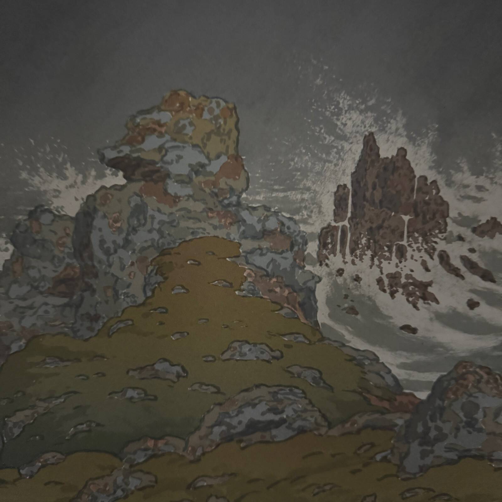 Lithograph by Henri Rivière The Fairytale Hours - The Storm