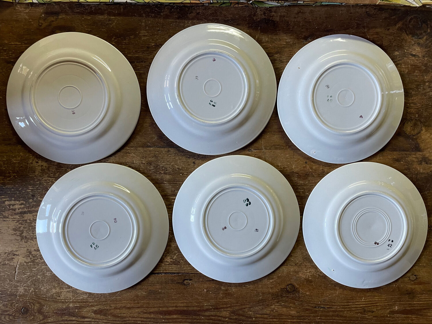 Flower plates Badonviller