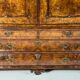 Dutch burr walnut cabinet ca. 1740
