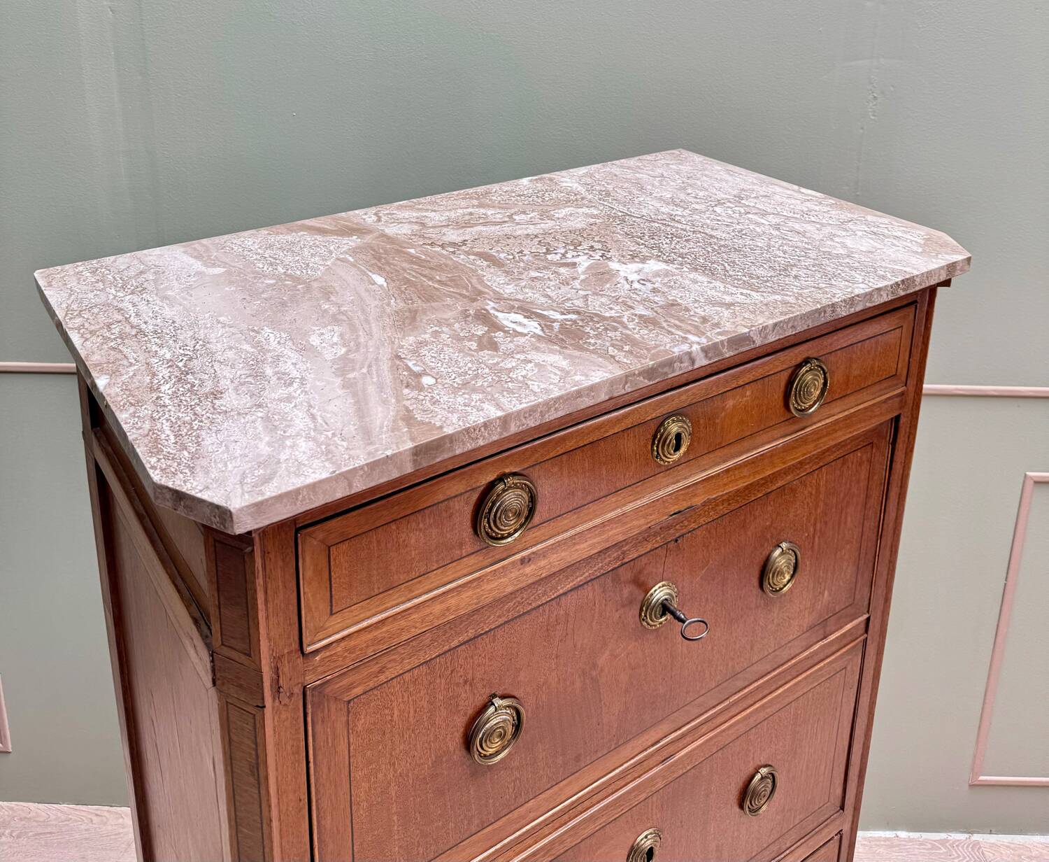 Mahogany Secretary Louis XVI XVIII Eme Century