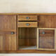 1930s walnut credenza in art deco style